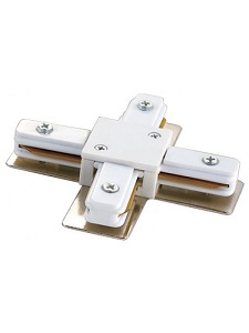 Коннектор для шинопровода X-образный Volpe UBX-Q121 K41 Однофазный Белый IP20 фото Коннектор для шинопровода X-образный Volpe UBX-Q121 K41 Однофазный Белый IP20 картинка